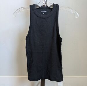 Abercrombie & Fitch Essential Tuckable High-Neck Rib Tank Sz S